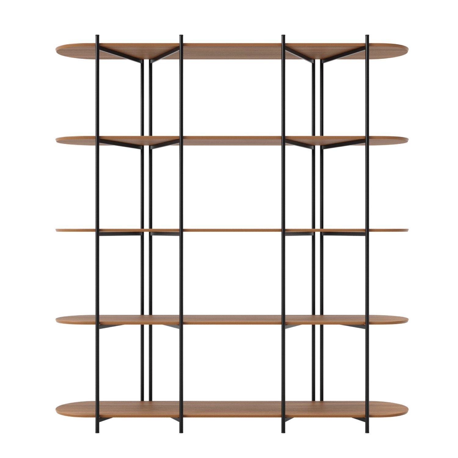 Estante Multiuso Livreiro Orgânica Industrial Enya 195,8cmx180cm  - 2