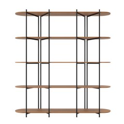 Estante Multiuso Livreiro Orgânica Industrial Enya 195,8cmx180cm  - 2