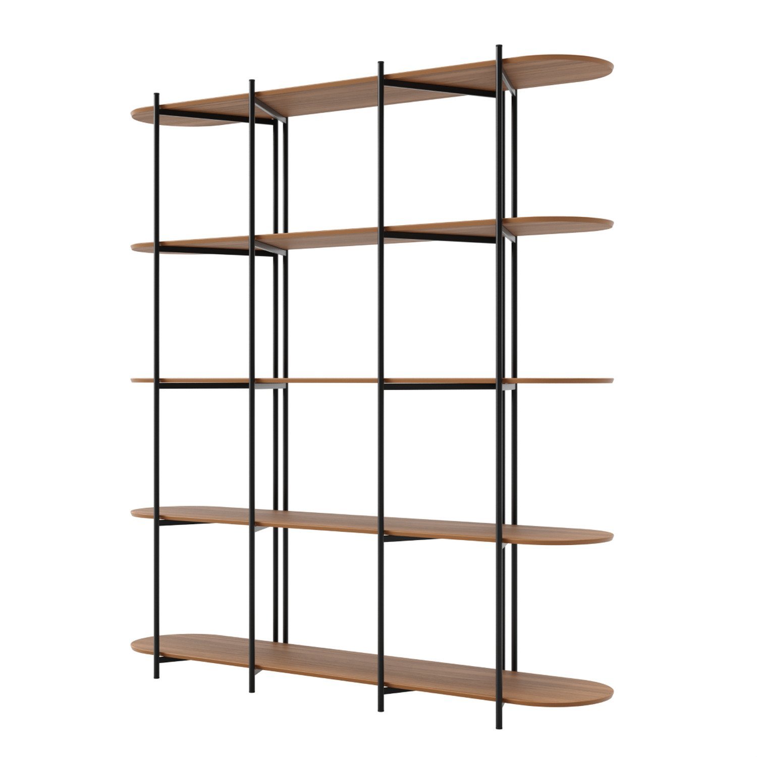 Estante Multiuso Livreiro Orgânica Industrial Enya 195,8cmx180cm  - 5