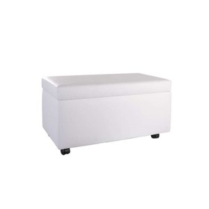 Puff Bau 70cm X 40cm X 40cm Courino com Rodizios