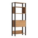 Ver imagem 2 de Estante de Livros 73CMX183CM 3000 Mn Tx - 73x183x32cm Marrom/Montana/Preto