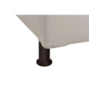 Ver imagem 2 de Cama Box Base Casal Universal Tecido White (138x188x30) - Luckspuma
