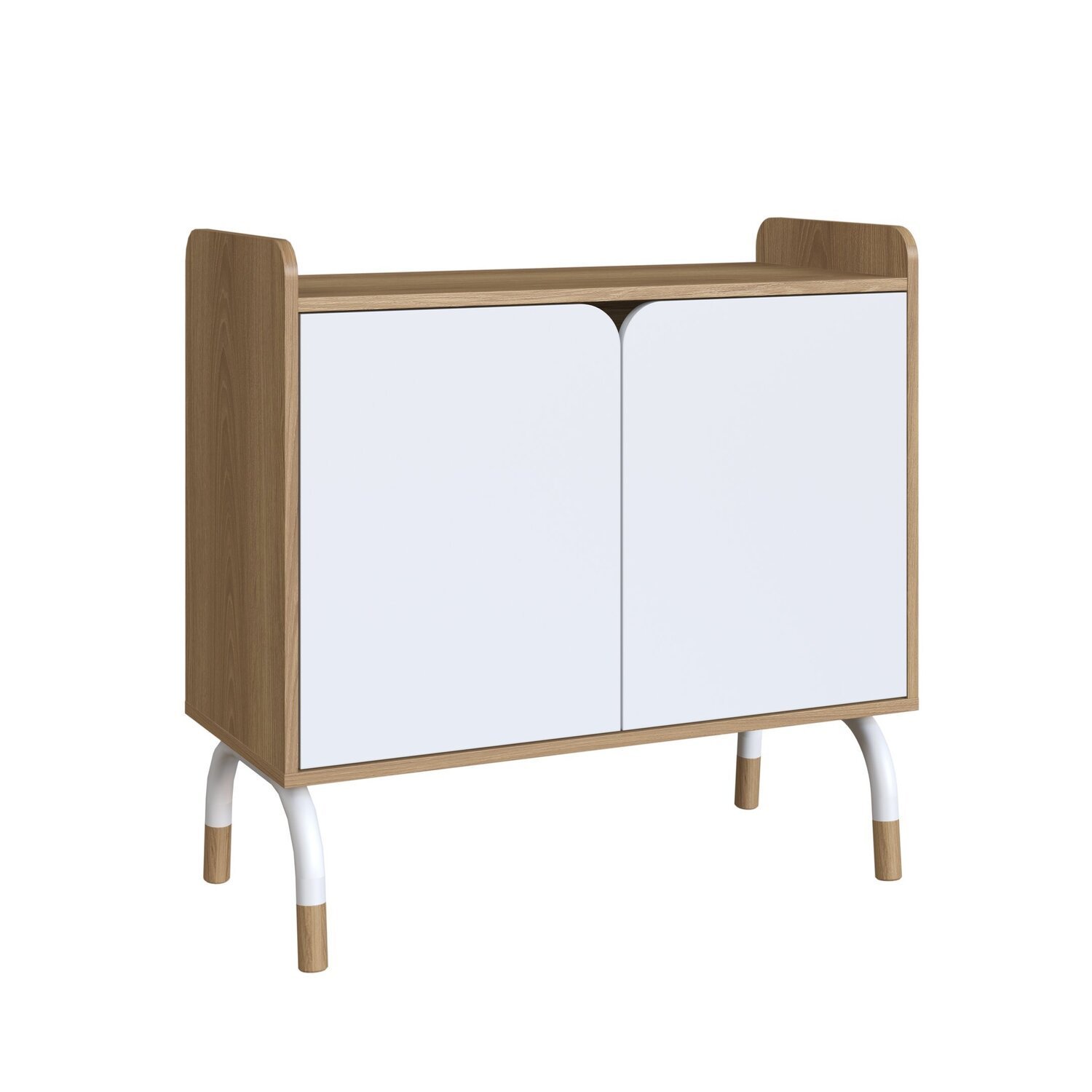 Armário Baixo 2 Portas 80cm Home Office Flexus - 5