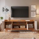 Ver imagem 5 de Rack com Painel para TV até 60 Polegadas MDF 163,2CMX220CM Siena Adria Bege