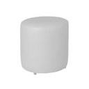 Ver imagem 1 de Puff Redondo X 40cm Diametro Courino sem Rodizios Branco