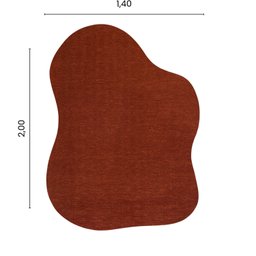 Tapete Formato Orgânico Lagune 140cm X 200cm Colore Têxtil São João - 5
