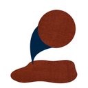 Ver imagem 3 de Tapete Formato Orgânico Lagune 140cm X 200cm Colore Têxtil São João