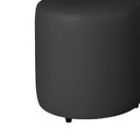 Ver imagem 2 de Puff Redondo X 40cm Courino sem Rodizios Preto