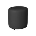 Ver imagem 1 de Puff Redondo X 40cm Courino sem Rodizios Preto
