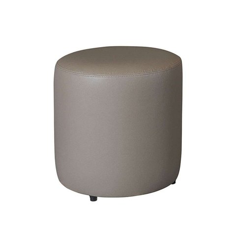 Puff Redondo X 40cm Courino sem Rodizios Bege