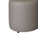 Ver imagem 2 de Puff Redondo X 40cm Courino sem Rodizios Bege