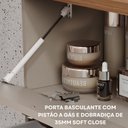 Ver imagem 5 de Gabinete Suspenso com Cuba 80,3cm x 69cm Poli Espresso Móveis Marrom/Cappuccino