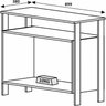 Balcão 3010 Mn/ptx - 900cm X 730cm X 380cm - 4