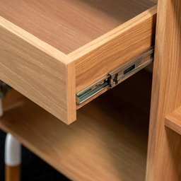 Balcão Credenza 1 Porta 1 Gaveta 136cm Home Office Flexus - 8