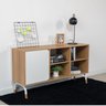 Balcão Credenza 1 Porta 1 Gaveta 136cm Home Office Flexus - 7