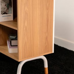 Balcão Credenza 1 Porta 1 Gaveta 136cm Home Office Flexus - 10