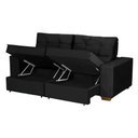 Ver imagem 3 de Sofá Baú San Marino Retrátil e Reclinável 3 Lugares 220cm Veludo Sofatec