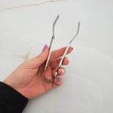 Ver imagem 3 de Kit 4 Pegadores de Carne para Rodízio 14cm Utensílios para Churrascaria Aço Inox Plaza Hercules