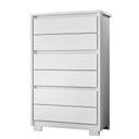 Ver imagem 3 de Cômoda Olívia 6 Gavetas MDF-MDP Branco Albatroz Móveis 79cm