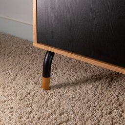 Balcão Credenza 1 Porta 1 Gaveta 136cm Home Office Flexus - 10
