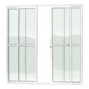 Ver imagem 1 de Porta de Correr Alumínio 4F.210 x 240 V.Liso Branco Brimak