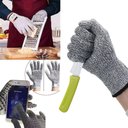 Ver imagem 2 de Luvas Anti Corte Segurança Nivel 5 Cozinha Açougue