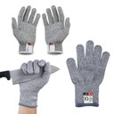 Ver imagem 3 de Luvas Anti Corte Segurança Nivel 5 Cozinha Açougue