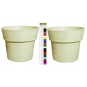 Ver imagem 2 de Kit 2 Vasos Plantas Frutífera hortaliças 60x70 Ibiza Polietileno BGPLASTICOS V960 VERMELHO PAU BRASI