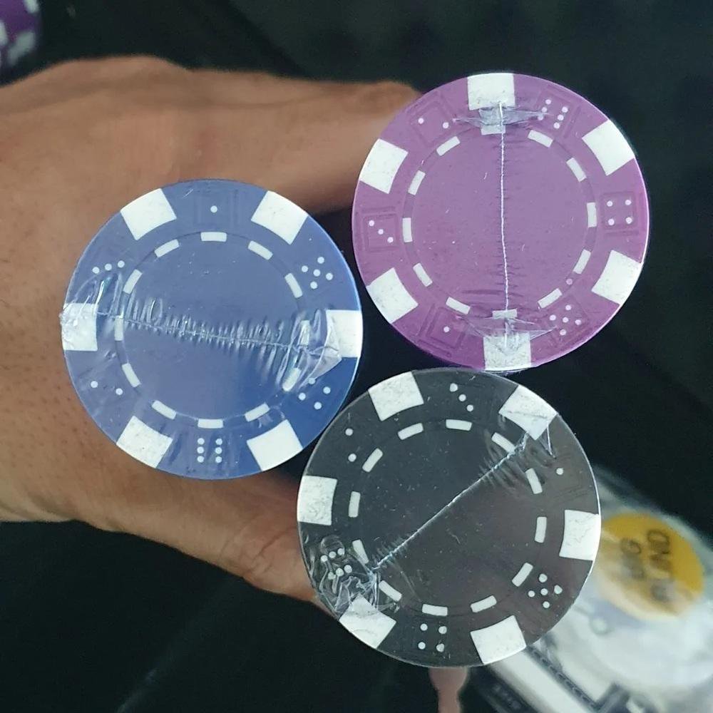 Maleta Poker Fichas Numeradas Baralho Kit Jogo Completo Mdf