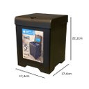 Ver imagem 4 de Kit Cozinha 4 Peças Escorredor Lixeira Porta Talher Dispenser - Stolf