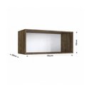 Ver imagem 2 de Armario Aereo para Cozinha 70cm x 30cm Light Marrom/Itauba