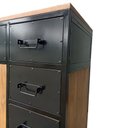 Ver imagem 5 de Buffet Gourmet Linha Industrial - Ferro e Madeira - com 6 Gavetas e 2 Portas