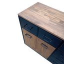 Ver mais imagens de Buffet Gourmet Linha Industrial - Ferro e Madeira - com 6 Gavetas e 2 Portas