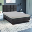 Ver imagem 1 de Conjunto Cama Box com Sommier e Cabeceira Lotus Kappesberg 158x198