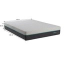 Ver imagem 4 de Conjunto Cama Box com Sommier e Cabeceira Lotus Kappesberg 158x198