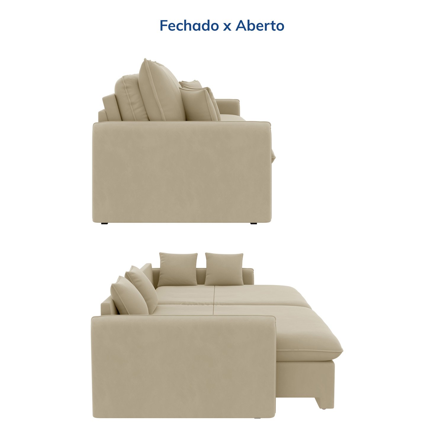 Sofá Cama Retrátil e Reclinável 180cm Colibri Cabecasa Madeiramadeira - 7