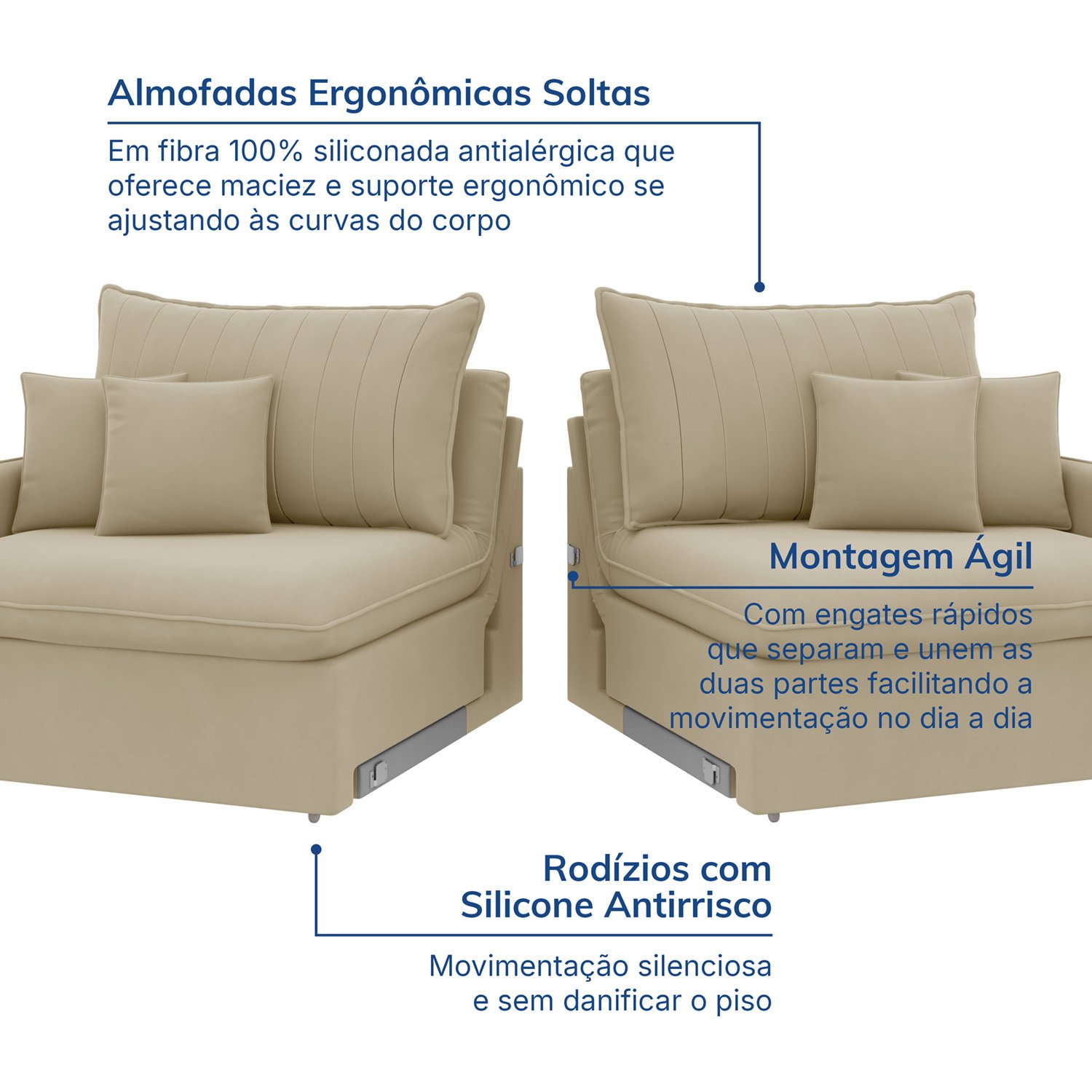 Sofá Cama Retrátil e Reclinável 180cm Colibri Cabecasa Madeiramadeira - 4