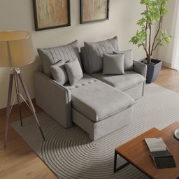 Sofá Cama Retrátil e Reclinável 180cm Colibri CabeCasa MadeiraMadeira - 1