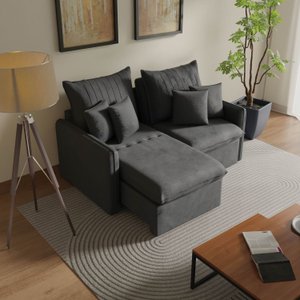 Sofá Cama Retrátil e Reclinável 180cm Colibri Cabecasa Madeiramadeira