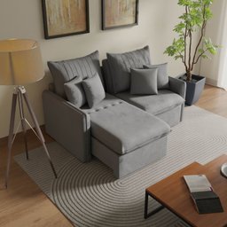 Sofá Cama Retrátil e Reclinável 180cm Colibri CabeCasa MadeiraMadeira - 1