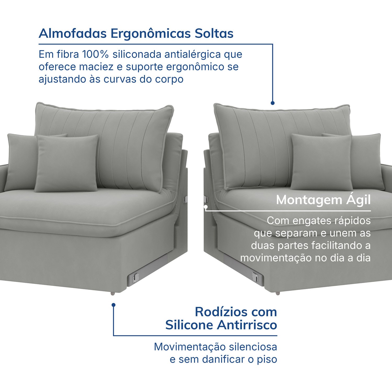 Sofá Cama Retrátil e Reclinável 180cm Colibri Cabecasa Madeiramadeira - 4