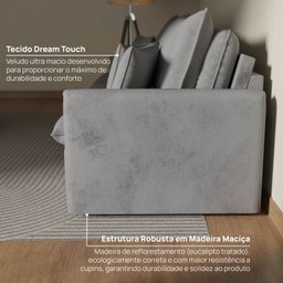 Sofá Cama Retrátil e Reclinável 180cm Colibri CabeCasa MadeiraMadeira - 7