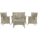 Ver imagem 1 de Jogo Sofá e 2 Poltronas e Mesa Igapó Alumínio Preta Corda Náutica E6 Trama Original