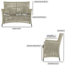 Ver imagem 2 de Jogo Sofá e 2 Poltronas e Mesa Igapó Alumínio Preta Corda Náutica E6 Trama Original