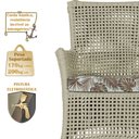 Ver imagem 5 de Jogo Sofá e 2 Poltronas e Mesa Igapó Alumínio Preta Corda Náutica E6 Trama Original