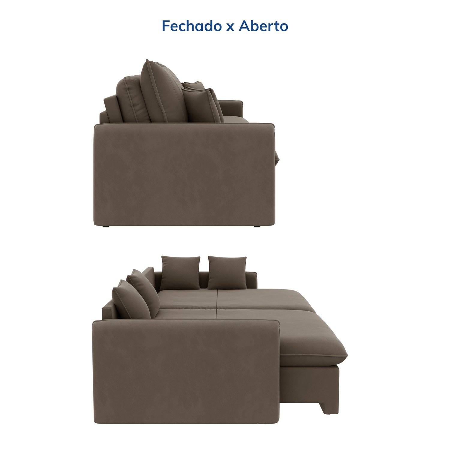 Sofá Cama Retrátil e Reclinável 180cm Colibri Cabecasa Madeiramadeira - 7