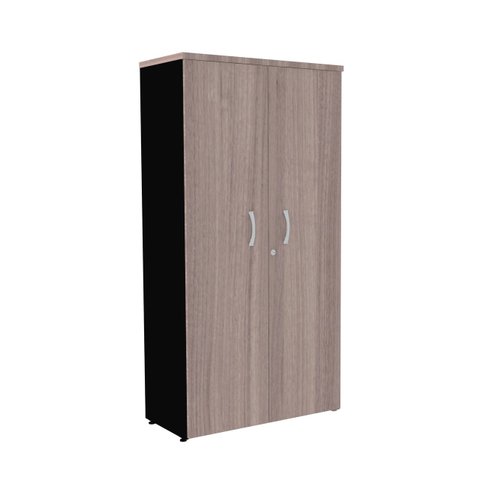 ARMÁRIO ALTO 2 PORTAS PANDIN P25 - NATURALLE/PRETO AA1600P25