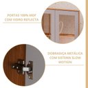 Ver imagem 6 de Cozinha Modulada 9 Peças Brilhante 1 Cristaleira 3 Balcões 4 Armários Aéreo 1 Torre Cinamomo/Platina