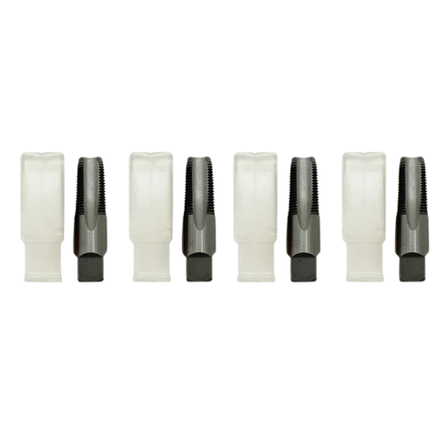 Macho Manual Npt Gás Kit com 4 Peças 1/8 - 1/4 - 3/8 - 1/2