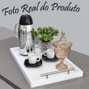 Ver imagem 4 de Bandeja Cantinho Café Bebida Decorativa Pequena Aparador Casa Recepção Hall Entrada Madecor BANDEJA